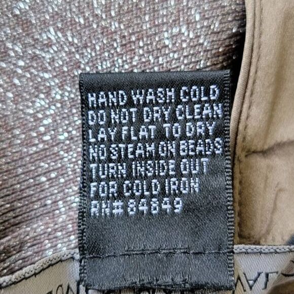 𝅺carmen MARC VALVO Bandage Embellished Dress bodycon Cocktail formal Size Large - Picture 3 of 14